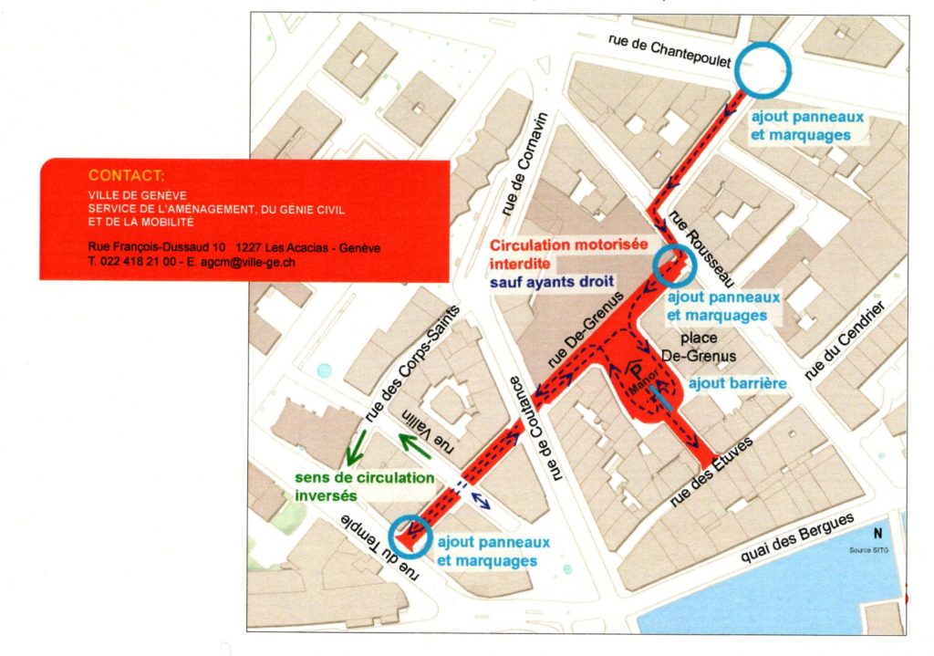 Plan de circulation St-Gervais 2021